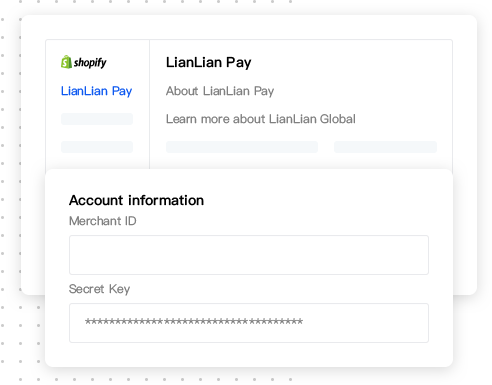 shopify收款， 独立站本地支付，连连收单